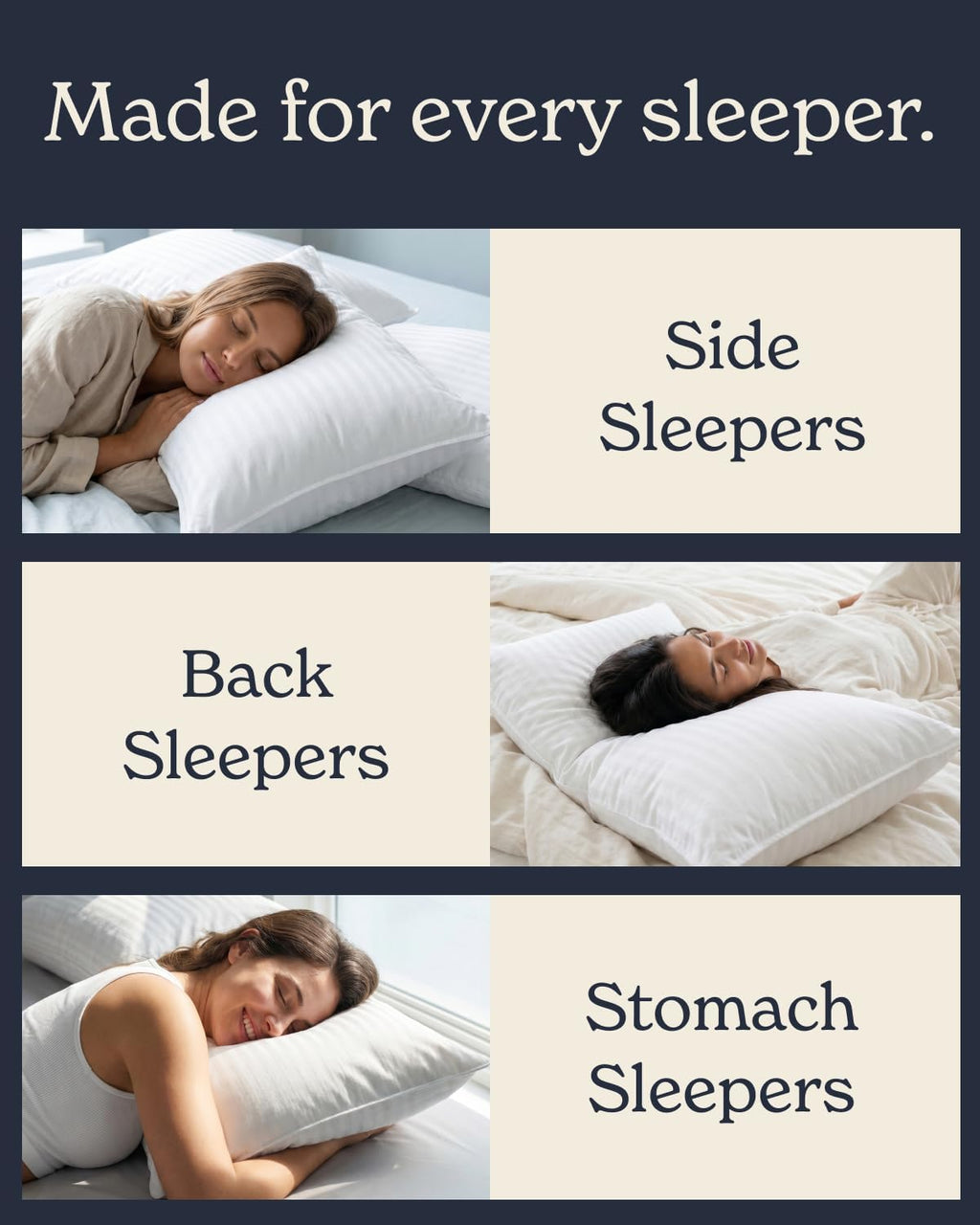 Beckham Hotel Collection Bed Pillows Standard/Queen Size Set of 2 | Original Soft Down Alternative Pillow for Sleeping, Soft Support for Back, Stomach or Side Sleepers