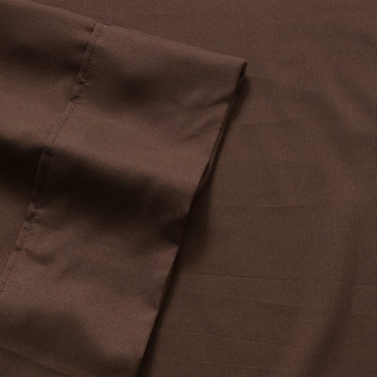 Sweet Home Collection 5 Piece Comforter Set Bag Solid Color All Season Soft Down Alternative Blanket & Luxurious Microfiber Bed Sheets, Brown