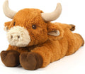 Bull Stuffed Animals, Microwavable Stuffed Animals Adorable Fluffy Bull Plush for Warmth & Comfort, Heatable Coolable Lavender Scent Toys, Cute Soft Plushies Gift for Kids Boys Girls & Adults